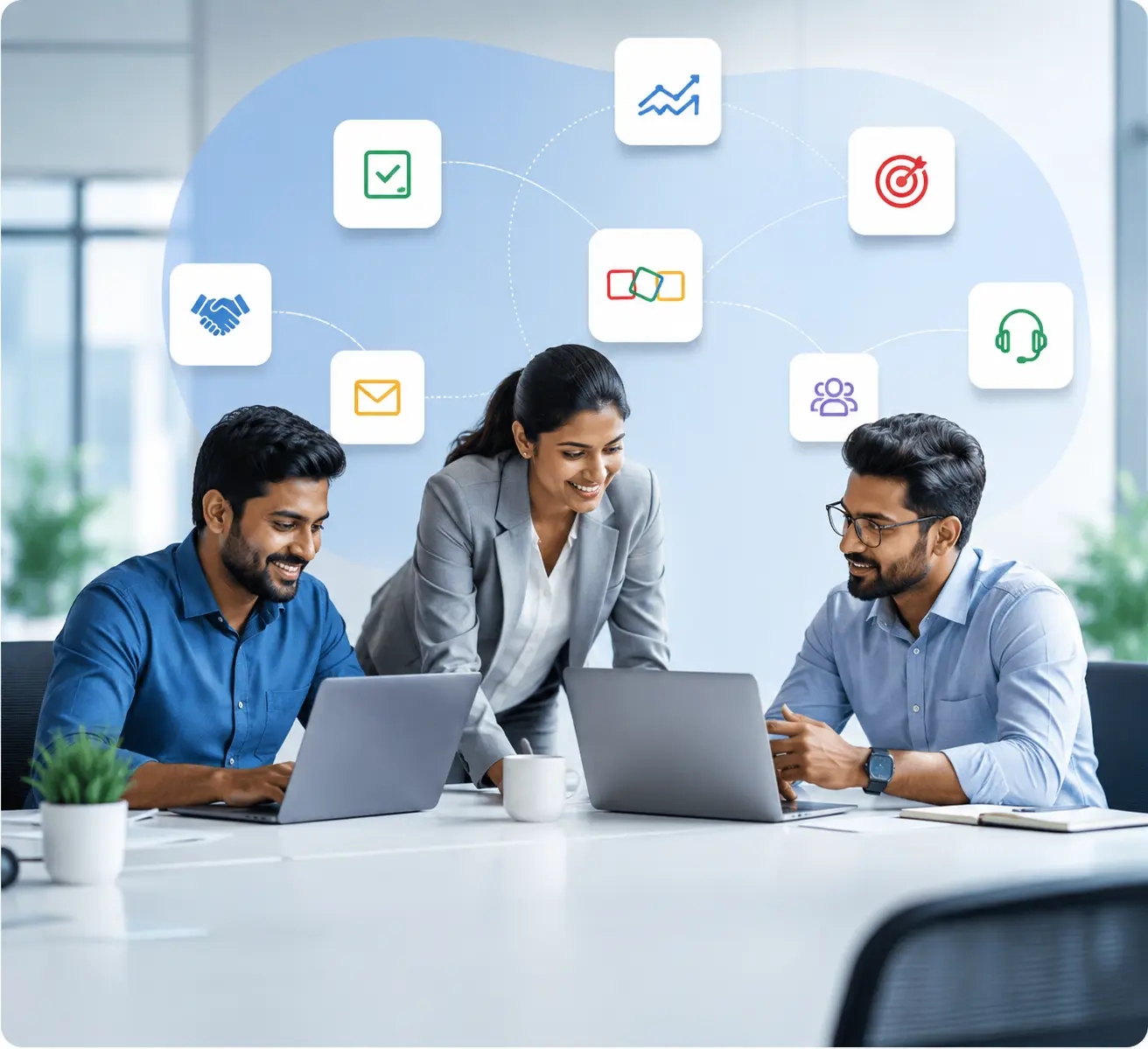 ZoFlowX Zoho implementation consultants collaborating